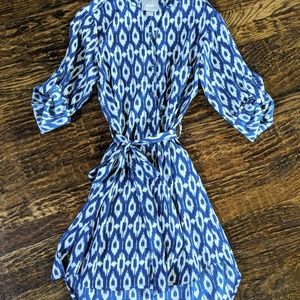 Maeve Ikat Shirt-Dress